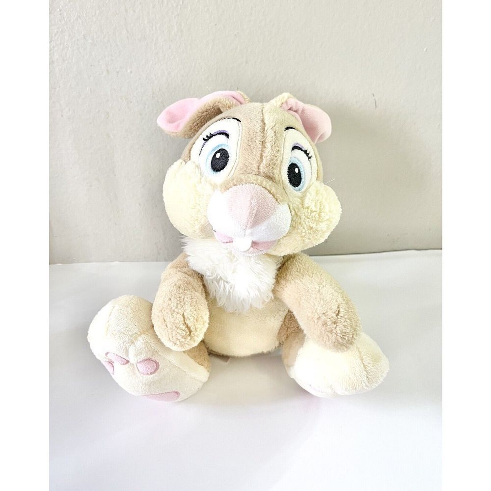 Disney Store Thumper Bambi Miss Bunny Rabbit Plush Stuffed Animal Toy Medium 15"